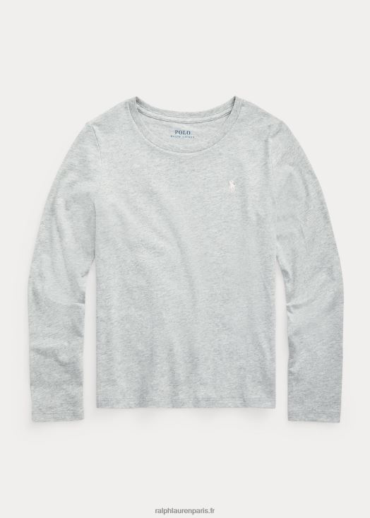 t-shirt en jersey de coton 46T60T7216 enfants Ralph Lauren andover bruyère