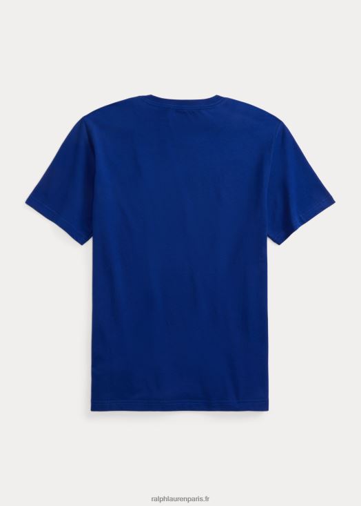 t-shirt en jersey de coton à couleurs changeantes 46T60T9822 enfants Ralph Lauren patrimoine royal