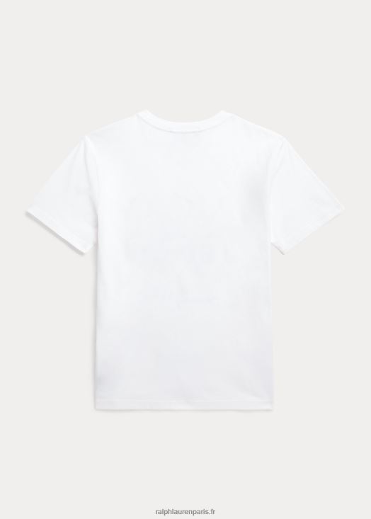 t-shirt en jersey de coton polo bear 46T60T9847 enfants Ralph Lauren oxford classique