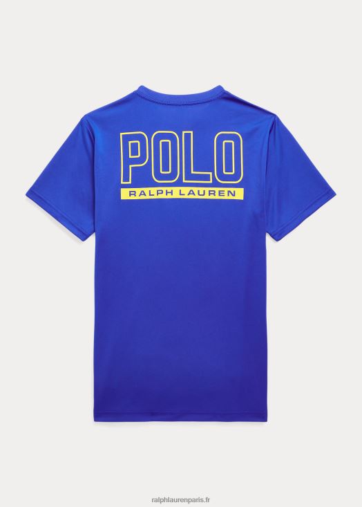t-shirt en jersey à logo 46T60T9817 enfants Ralph Lauren étoile saphir