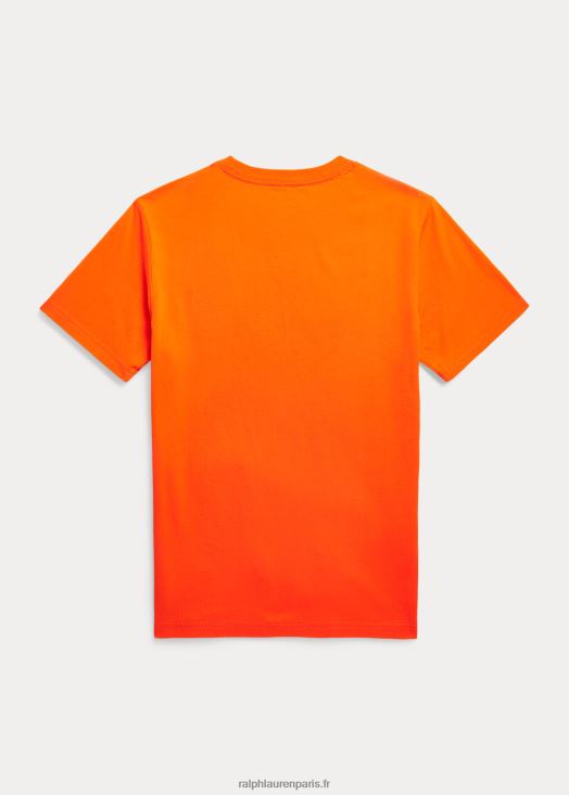 t-shirt graphique en jersey de coton 46T60T6133 enfants Ralph Lauren