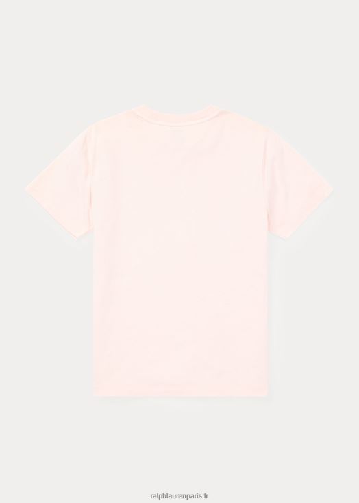t-shirt rose poney live love 46T60T6304 enfants Ralph Lauren