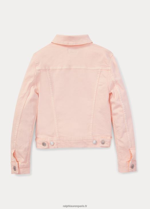 veste camionneur en denim poney rose 46T60T7236 enfants Ralph Lauren