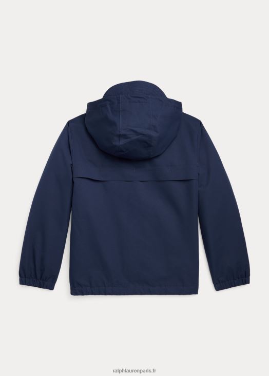 veste à capuche déperlante p-layer 1 46T60T5993 enfants Ralph Lauren marine de newport