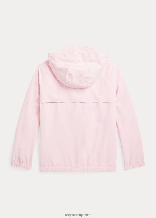 veste à capuche déperlante p-layer 1 46T60T5994 enfants Ralph Lauren soupçon de rose