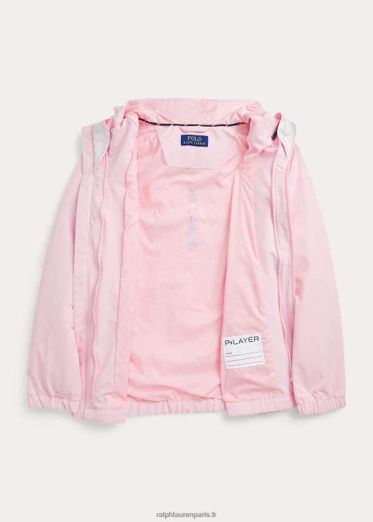 veste à capuche déperlante p-layer 1 46T60T5994 enfants Ralph Lauren soupçon de rose