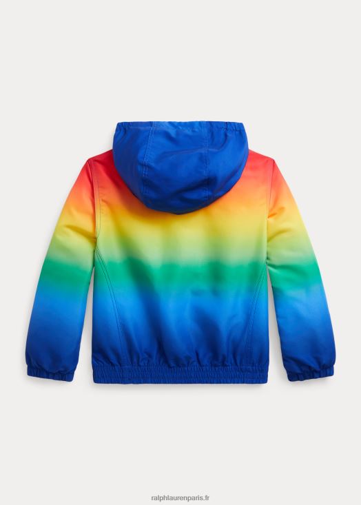 veste compressible déperlante ombre 46T60T9798 enfants Ralph Lauren ombre arc-en-ciel