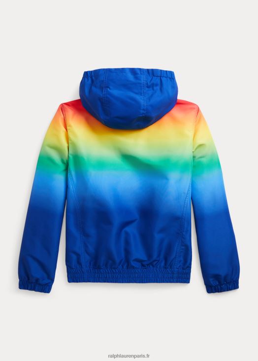veste compressible déperlante ombre 46T60T9827 enfants Ralph Lauren ombre arc-en-ciel