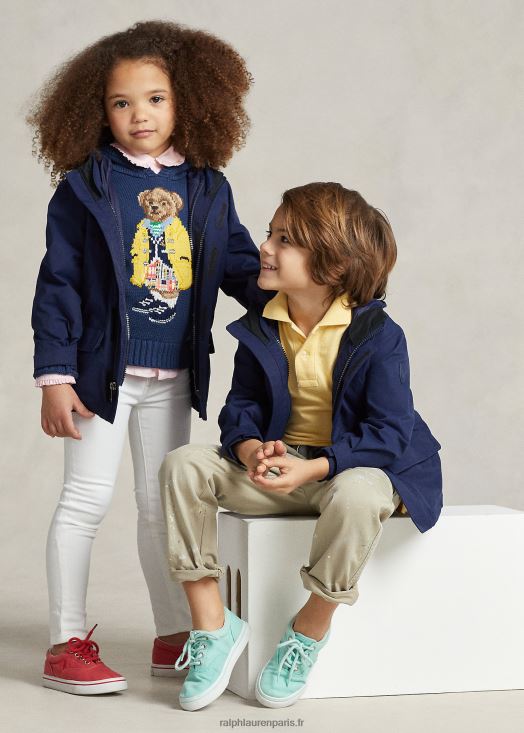 veste déperlante p-layer 1 46T60T5657 enfants Ralph Lauren marine de newport