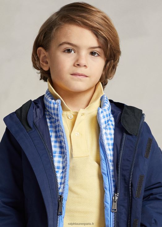veste déperlante p-layer 1 46T60T5657 enfants Ralph Lauren marine de newport