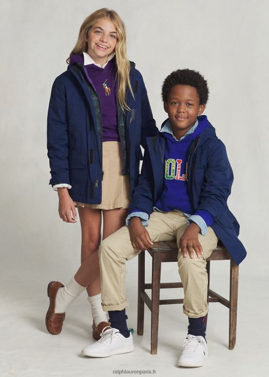 veste déperlante p-layer 1 46T60T6008 enfants Ralph Lauren marine de newport