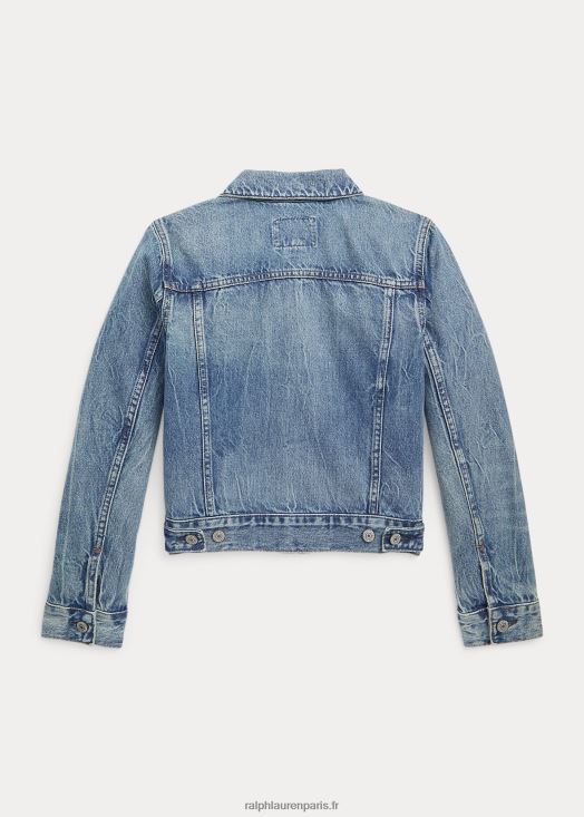 veste de camionneur en jean 46T60T6652 enfants Ralph Lauren lavage de Timmons