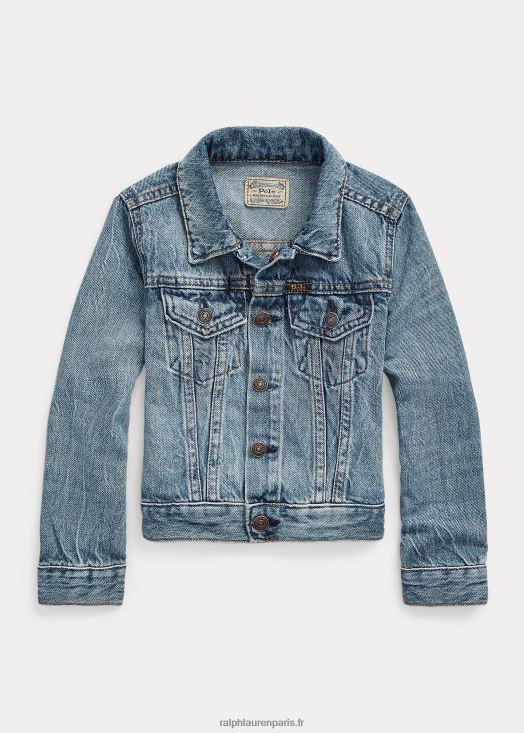 veste de camionneur en jean 46T60T6917 enfants Ralph Lauren lavage de dafnie
