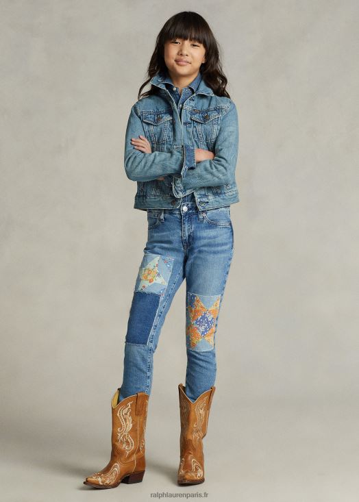 veste de camionneur en jean 46T60T6972 enfants Ralph Lauren lavage de dafnie