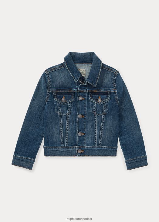 veste de camionneur en jean 46T60T7484 enfants Ralph Lauren lavage de marcella