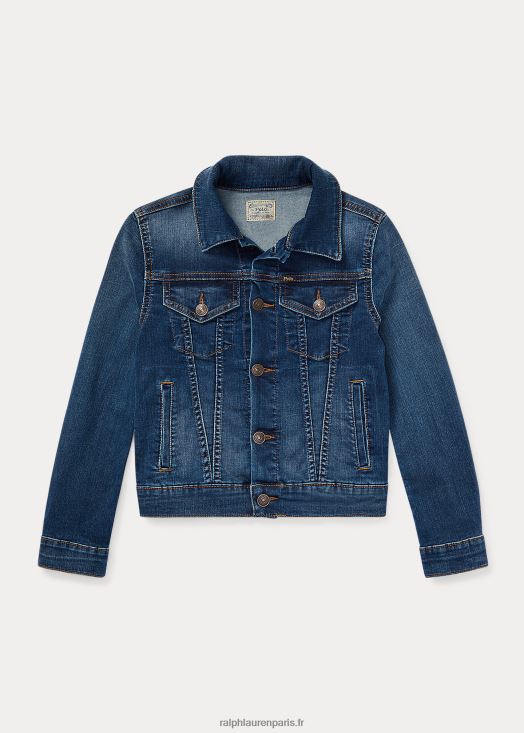 veste de camionneur en jean 46T60T7514 enfants Ralph Lauren lavage de marcella