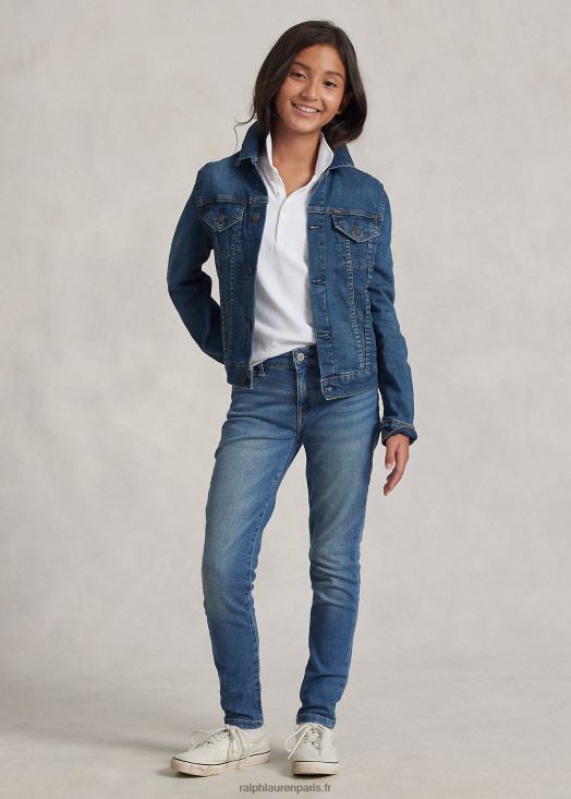 veste de camionneur en jean 46T60T7514 enfants Ralph Lauren lavage de marcella