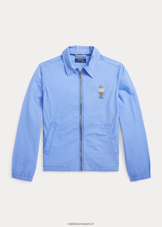 veste en coton bayport polo ours 46T60T6168 enfants Ralph Lauren bleu de l'île du port
