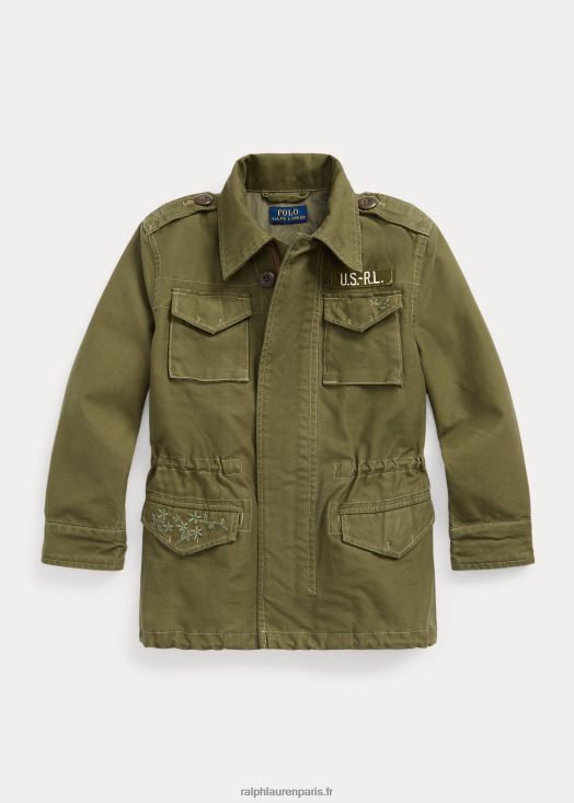 veste en sergé de coton 46T60T6893 enfants Ralph Lauren sentier du jardin