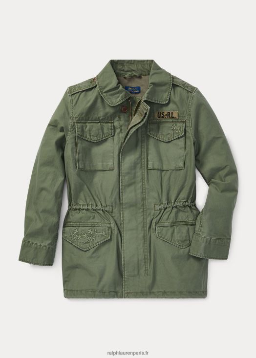 veste en sergé de coton 46T60T7208 enfants Ralph Lauren sentier du jardin