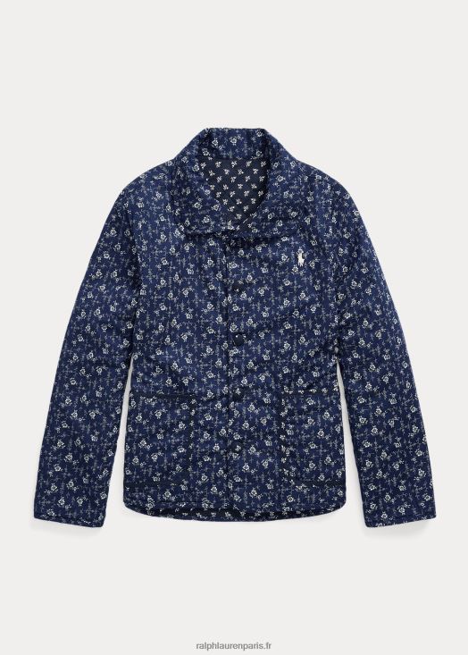 veste matelassée réversible à fleurs 46T60T7580 enfants Ralph Lauren madelyn fleuri/bourgeon de lille