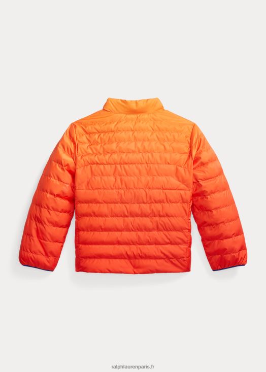 veste réversible p-layer 2 46T60T6431 enfants Ralph Lauren ombre/kaki désert