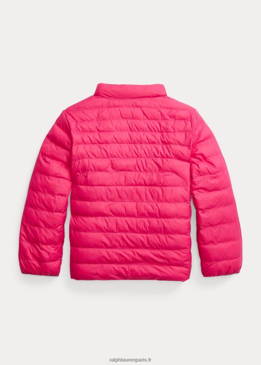 veste réversible p-layer 2 46T60T7407 enfants Ralph Lauren rose sport/marine newport