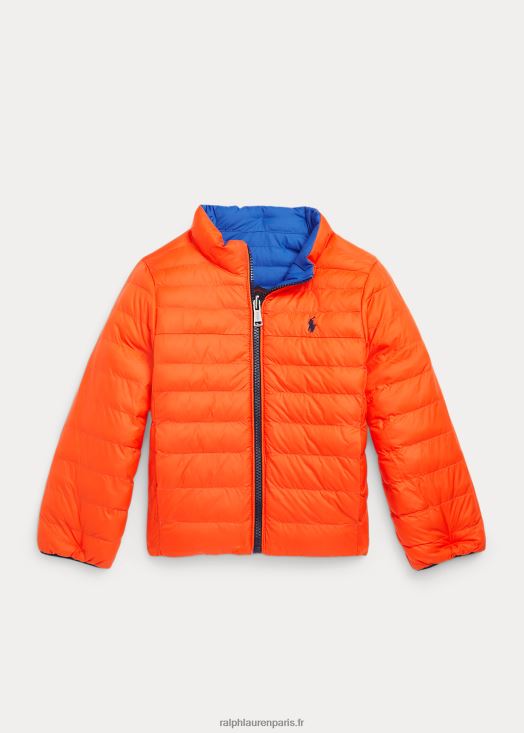 veste réversible p-layer 2 46T60T7446 enfants Ralph Lauren multi bleu dakota