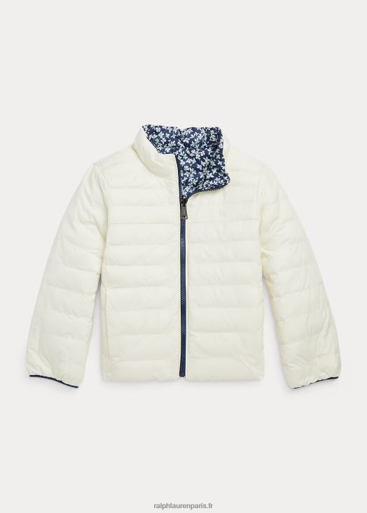 veste réversible p-layer 2 46T60T7464 enfants Ralph Lauren lait floral aux herbes