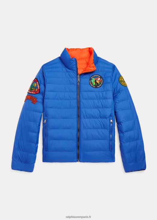 veste réversible p-layer 2 46T60T7576 enfants Ralph Lauren multi bleu dakota