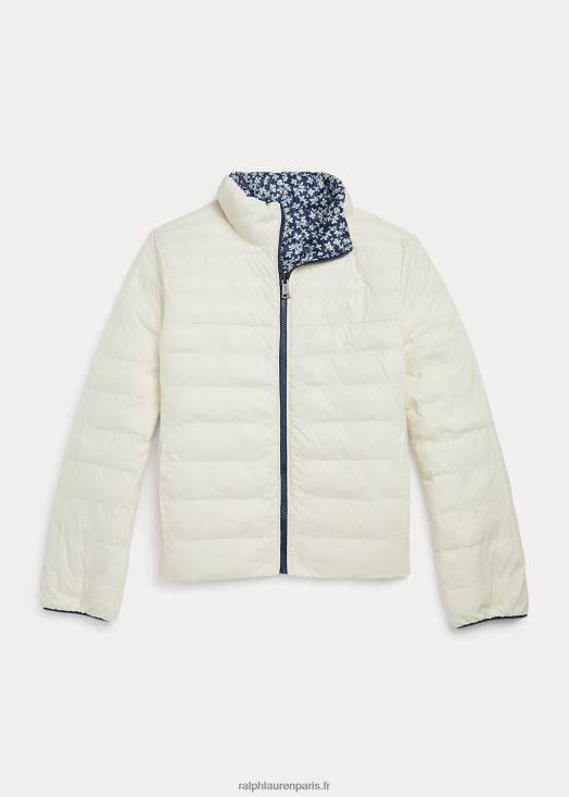 veste réversible p-layer 2 46T60T7617 enfants Ralph Lauren lait floral aux herbes
