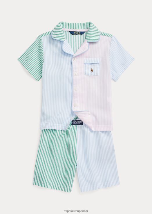 ensemble de sommeil amusant en sergé 46T60T6389 enfants Ralph Lauren multi