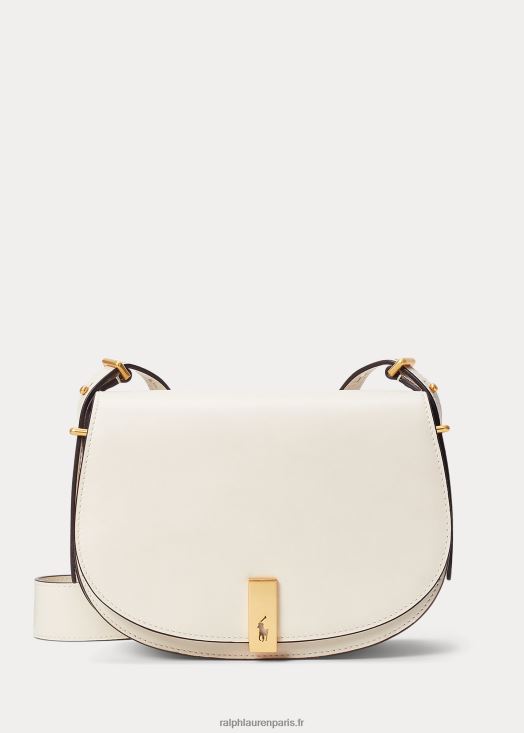 sacoche de selle polo id en cuir de veau 46T60T5165 femmes Ralph Lauren - Cliquez sur l'image pour la fermer