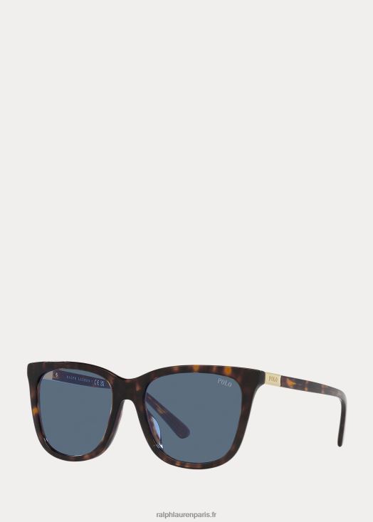 les lunettes de soleil polo wayfarer 46T60T5541 femmes Ralph Lauren havane foncé brillant - Cliquez sur l'image pour la fermer