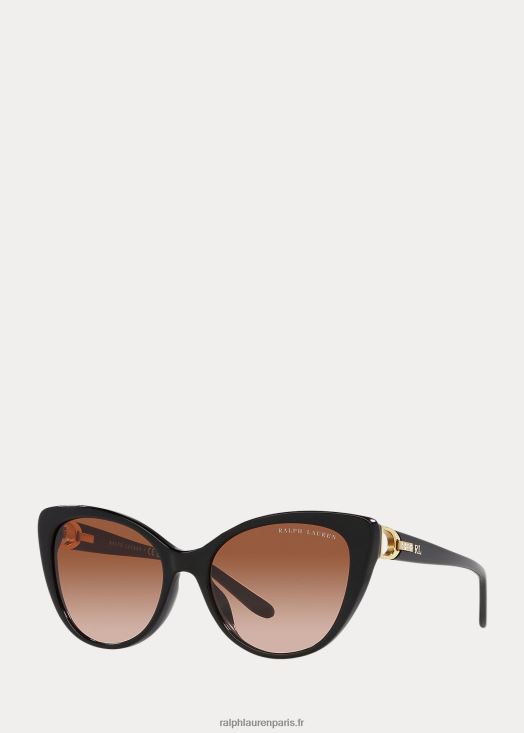 lunettes de soleil étrier kelly 46T60T5604 femmes Ralph Lauren noir