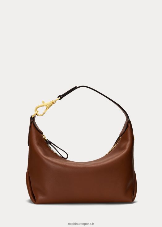 petit sac porté épaule kassie en cuir 46T60T5389 femmes Ralph Lauren bronzer - Cliquez sur l'image pour la fermer