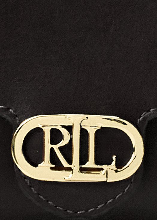 sac à bandoulière adair moyen en cuir 46T60T5398 femmes Ralph Lauren noir