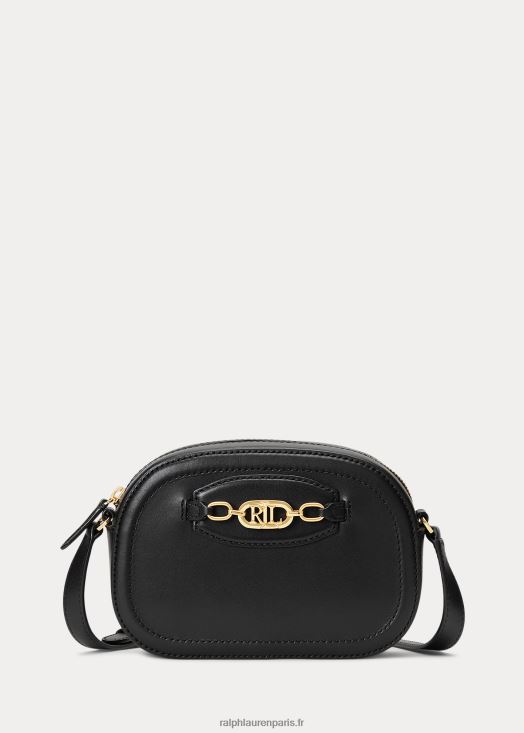 sac à bandoulière jordynn moyen en cuir 46T60T5383 femmes Ralph Lauren noir - Cliquez sur l'image pour la fermer