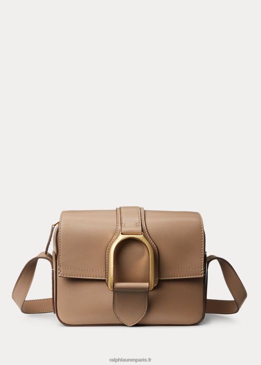 sac à bandoulière wellington en cuir de veau 46T60T5258 femmes Ralph Lauren taupe - Cliquez sur l'image pour la fermer