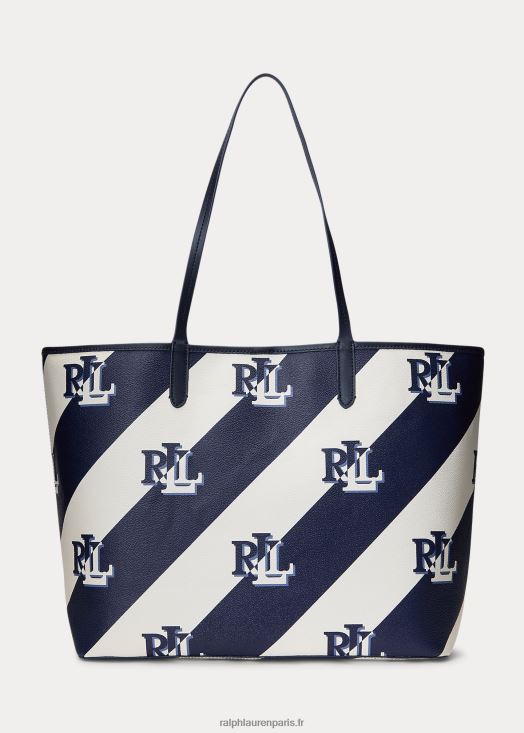 sac cabas large collins en toile enduite 46T60T5419 femmes Ralph Lauren marine raffinée - Cliquez sur l'image pour la fermer
