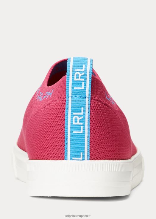 baskets à enfiler jordyn 46T60T5088 femmes Ralph Lauren rose sport/océan flamboyant