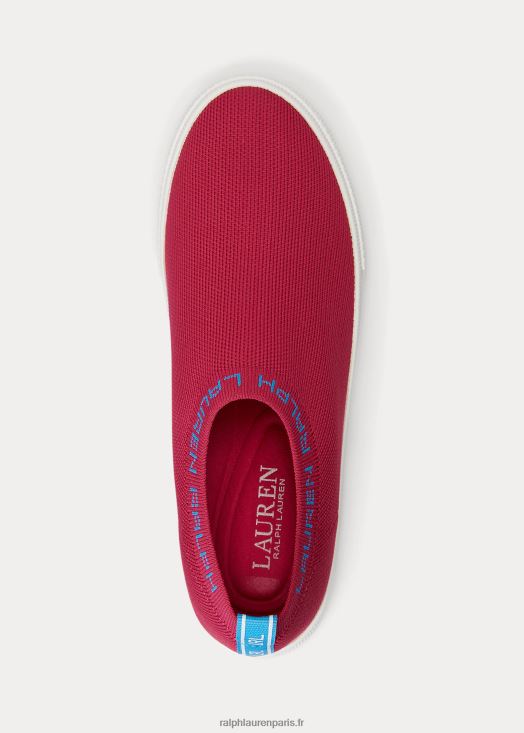 baskets à enfiler jordyn 46T60T5088 femmes Ralph Lauren rose sport/océan flamboyant