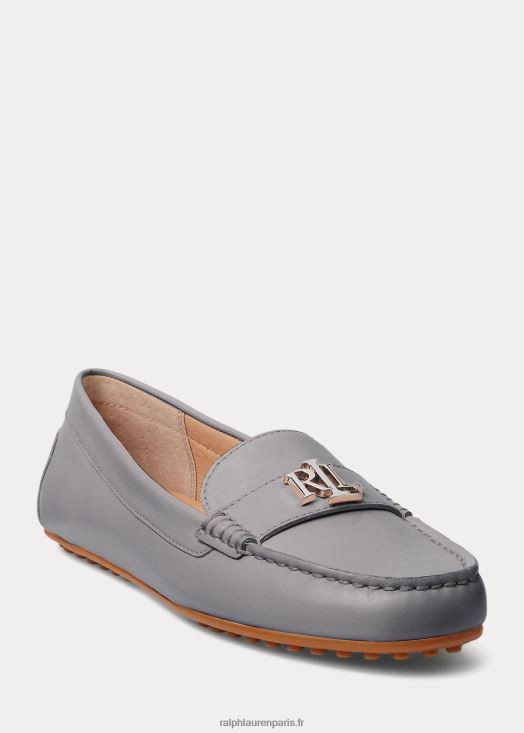 chauffeur en cuir nappa barnsbury 46T60T5074 femmes Ralph Lauren océan