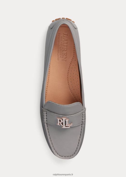 chauffeur en cuir nappa barnsbury 46T60T5074 femmes Ralph Lauren océan