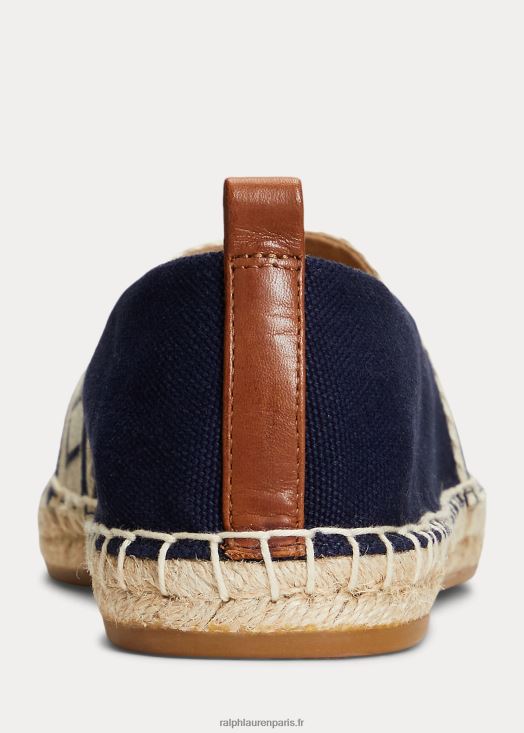 caylee iii espadrille en toile 46T60T5062 femmes Ralph Lauren marine/écru raffiné
