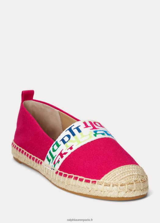 caylee iv espadrilles en toile 46T60T5064 femmes Ralph Lauren rose sport/multicolore