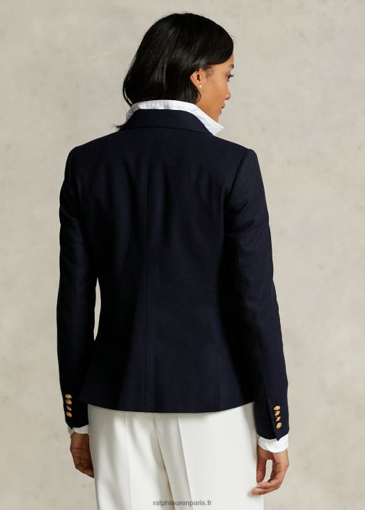 le blazer à écusson de la collection spelman 46T60T3319 femmes Ralph Lauren aviateur marine