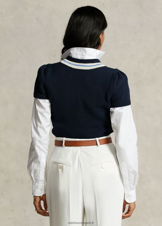 le pull de cricket de la collection spelman 46T60T3312 femmes Ralph Lauren marine multi