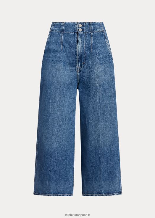 jean jupe-culotte à taille ajustable 46T60T2989 femmes Ralph Lauren lavage vésia