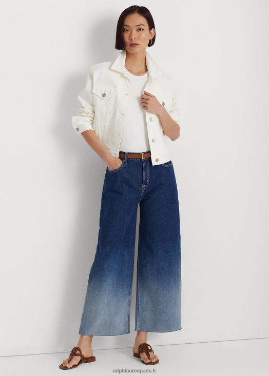 jean raccourci taille haute ombré 46T60T3837 femmes Ralph Lauren lavage de canyon ombre - Cliquez sur l'image pour la fermer